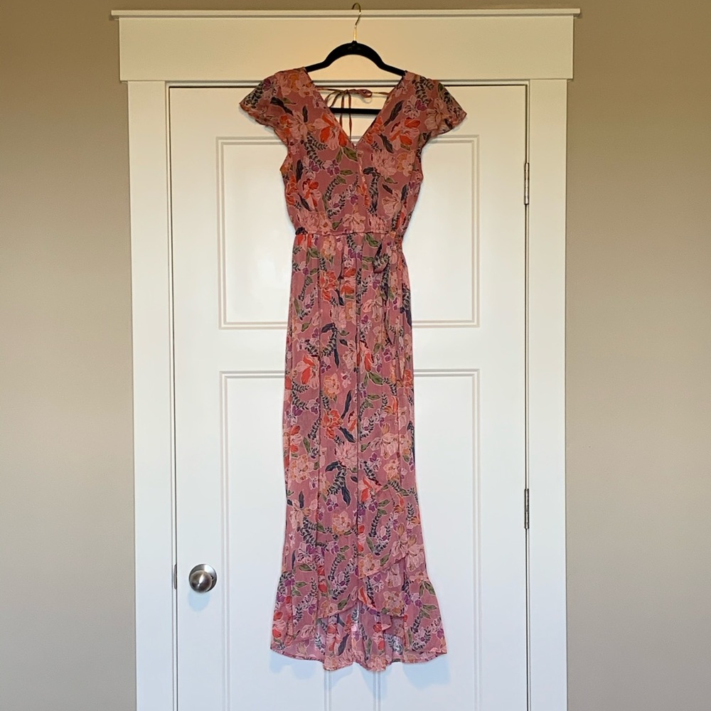 Band of Gypsies pink floral dress